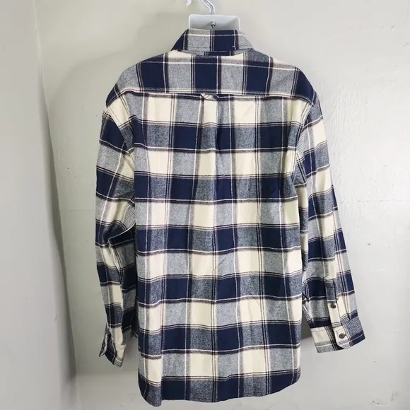 Jachs Shirt Men XXL MFG Hetitage Flannel Plaid Long Sleeve Outdoor Bust Pockets