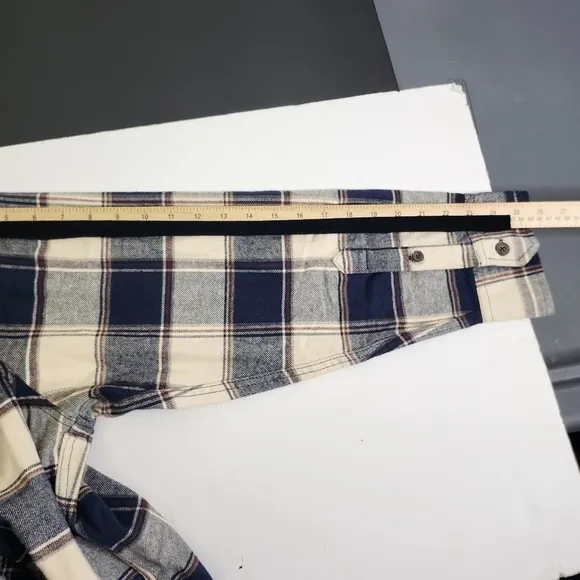 Jachs Shirt Men XXL MFG Hetitage Flannel Plaid Long Sleeve Outdoor Bust Pockets