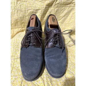 J&amp;M‎ 1850 Collection Men’s Leather Blue And Tan Sheepskin Memory foam Size 8