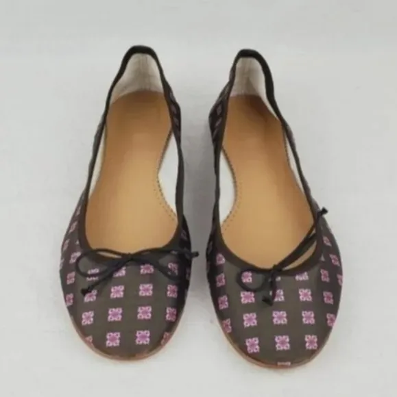 J.Crew fabric/leather sock flat shoes Size 10