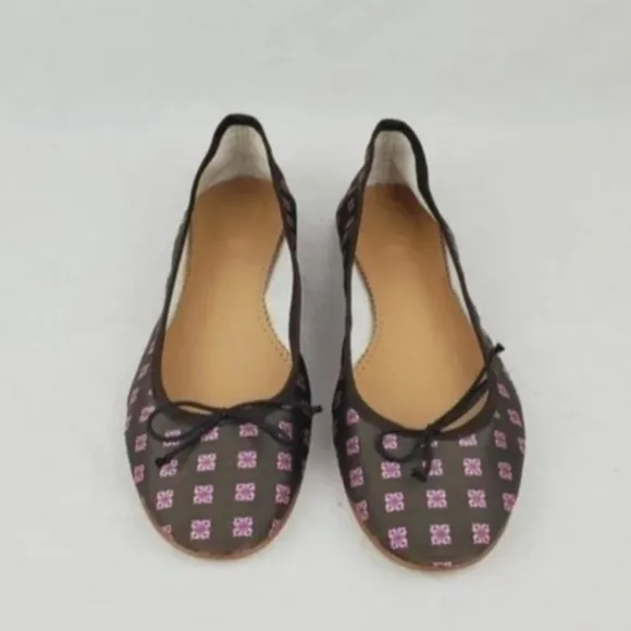 J.Crew fabric/leather sock flat shoes Size 10