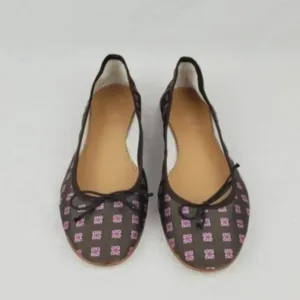 J.Crew fabric/leather sock flat shoes Size 10
