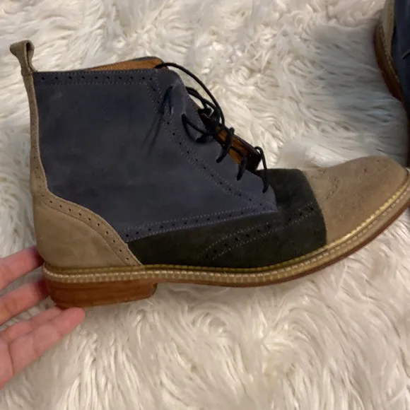 J.D.Fisk Man Shoes leather size 9.5 very good condition please see all photos