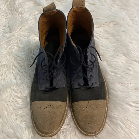 J.D.Fisk Man Shoes leather size 9.5 very good condition please see all photos