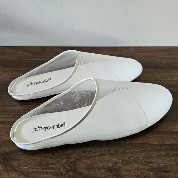 Jeffrey Campbell Nutcracker Mesh Flat Sz 10 NWB