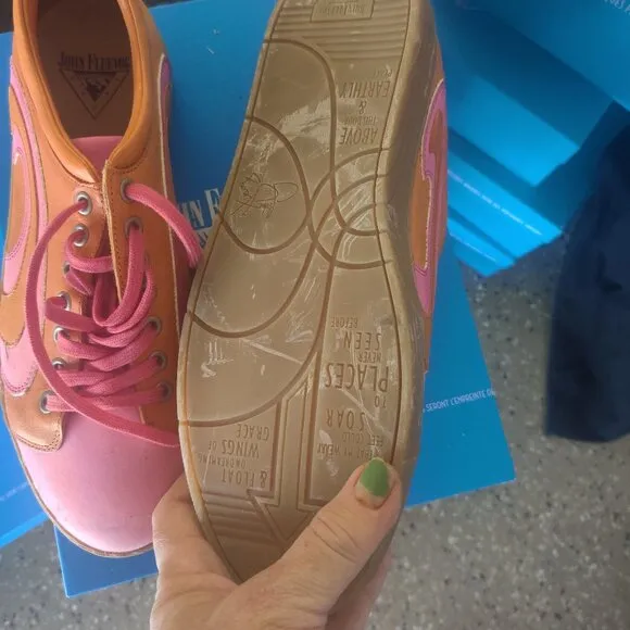 John fluevog Fakie style shoes size 12W 10M New