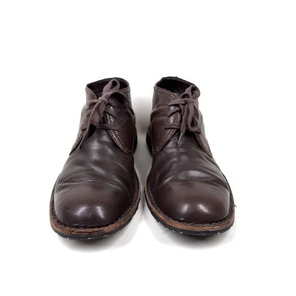 John Varvatos Men’s Star Usa Hipster Chukka Boot Brown Leather F505K4B Sz 10.5 M
