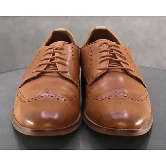 Johnston &amp; Murphy Haywood $150 Men's Wingtip Oxfords Shoes Size 11 59-12562 EUC