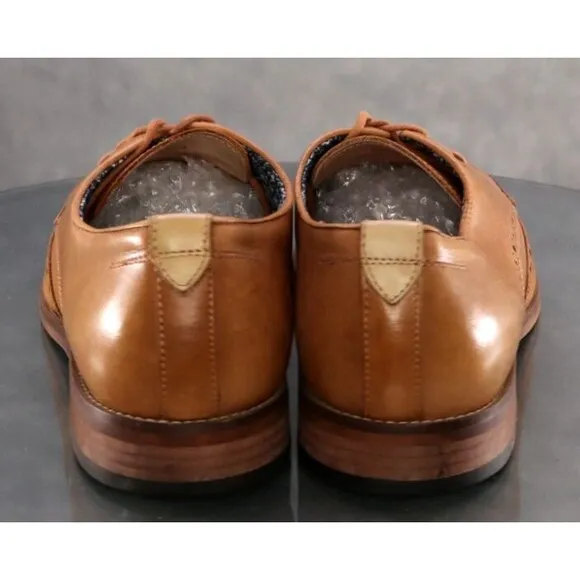 Johnston &amp; Murphy Haywood $150 Men's Wingtip Oxfords Shoes Size 11 59-12562 EUC
