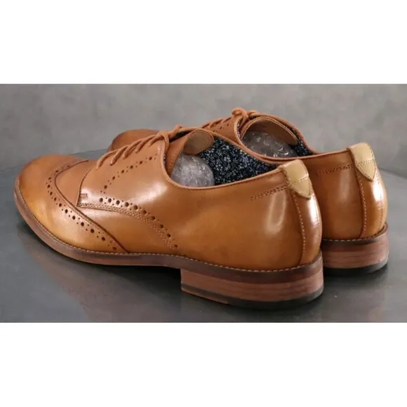 Johnston &amp; Murphy Haywood $150 Men's Wingtip Oxfords Shoes Size 11 59-12562 EUC