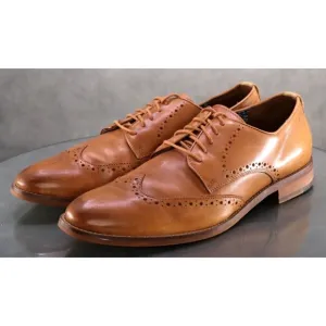 Johnston &amp; Murphy Haywood $150 Men's Wingtip Oxfords Shoes Size 11 59-12562 EUC