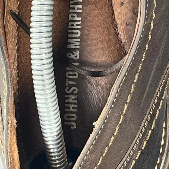 Johnston &amp; Murphy Men's Jarrell Dark Brown WingTip Oxford Shoes Size 13