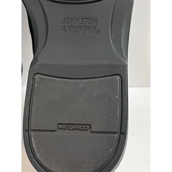 Johnston‎ &amp; Murphy Men's Shoes 15 XW Black Dual Width Waterproof XC4 Sheepskin