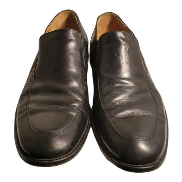 Johnston And Murphy Mens Stockton Venetian Dress Shoes Size 12 Handcrafted Italy