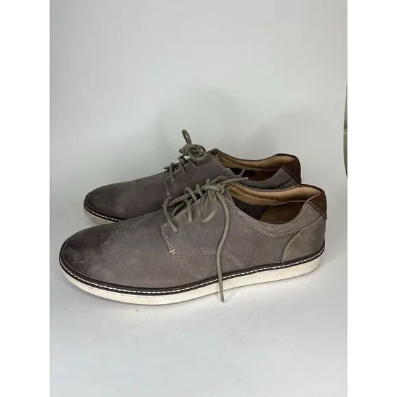 johnston and murphy mens shoes Lace Up Size 12M Brown Leather