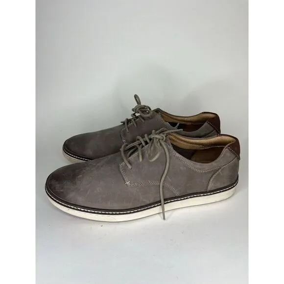 johnston and murphy mens shoes Lace Up Size 12M Brown Leather