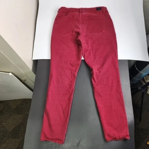 Jordache Super Skinny Jeans Burgundy Women's Size 12