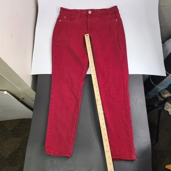 Jordache Super Skinny Jeans Burgundy Women's Size 12
