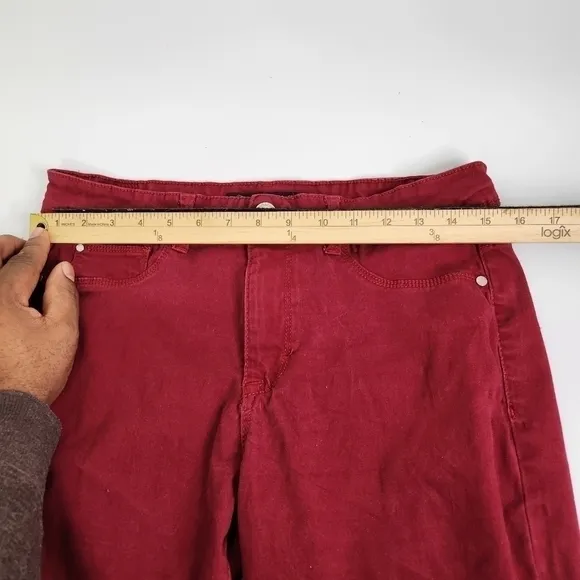 Jordache Super Skinny Jeans Burgundy Women's Size 12