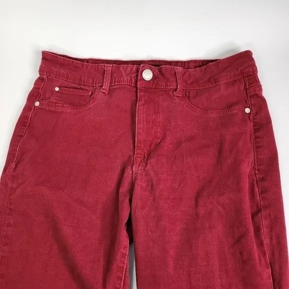 Jordache Super Skinny Jeans Burgundy Women's Size 12