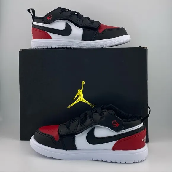 Jordan 1 Low Alt TD “Bred Toe 2.0” Toddler Shoes 9C