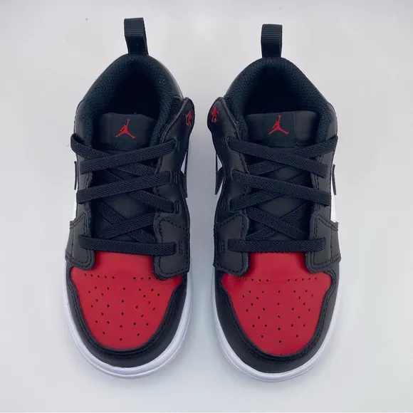 Jordan 1 Low Alt TD “Bred Toe 2.0” Toddler Shoes 9C