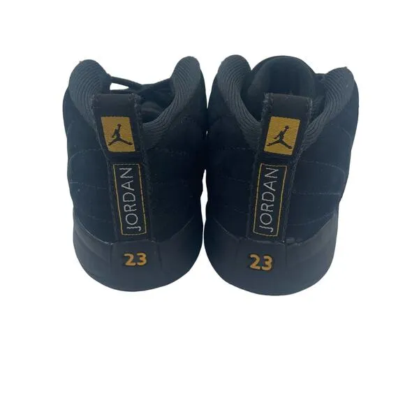 Jordan 12 Nike Retro TD Black Taxi Shoes High Toddler 8