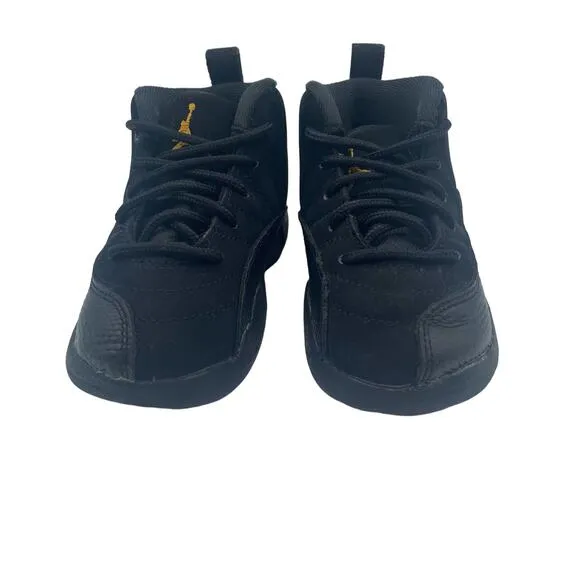 Jordan 12 Nike Retro TD Black Taxi Shoes High Toddler 8
