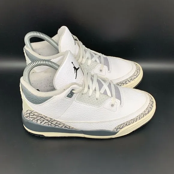 Jordan 3 Retro  PS Hide N Sneak Basketball Shoes FB4416-100 Youth Sz 2.5
