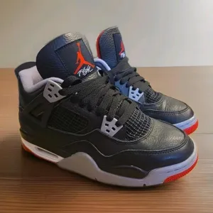 Jordan 4 Bred Reimagined Retro GS 6y / 7.5 Women FQ8213-006 Black Red White