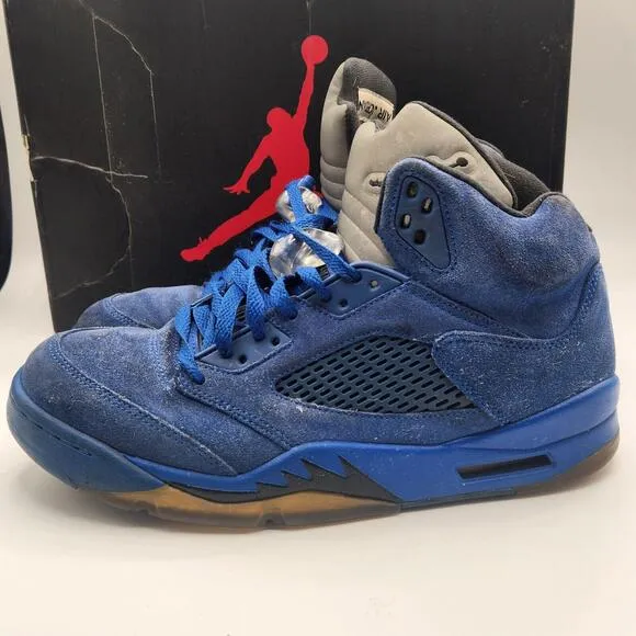 Jordan 5 Retro - 'Blue Suede' (Size 9.5) *Nice Condition w/ OG Box*