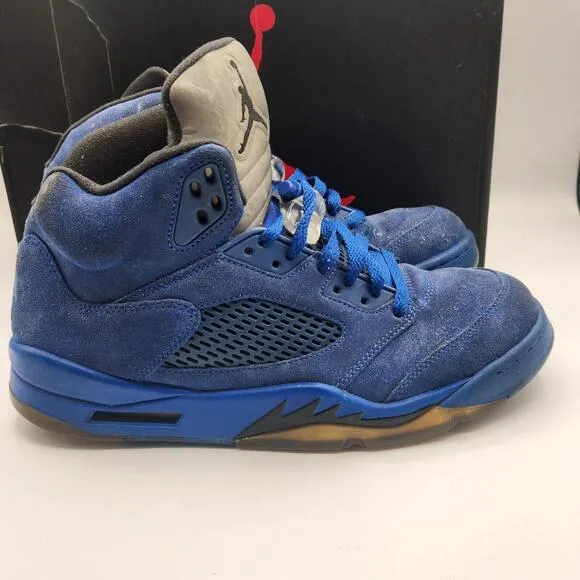 Jordan 5 Retro - 'Blue Suede' (Size 9.5) *Nice Condition w/ OG Box*