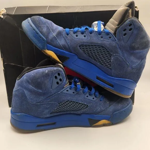 Jordan 5 Retro - 'Blue Suede' (Size 9.5) *Nice Condition w/ OG Box*