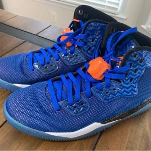Jordan Blue and Orange Spike Forty PE 405