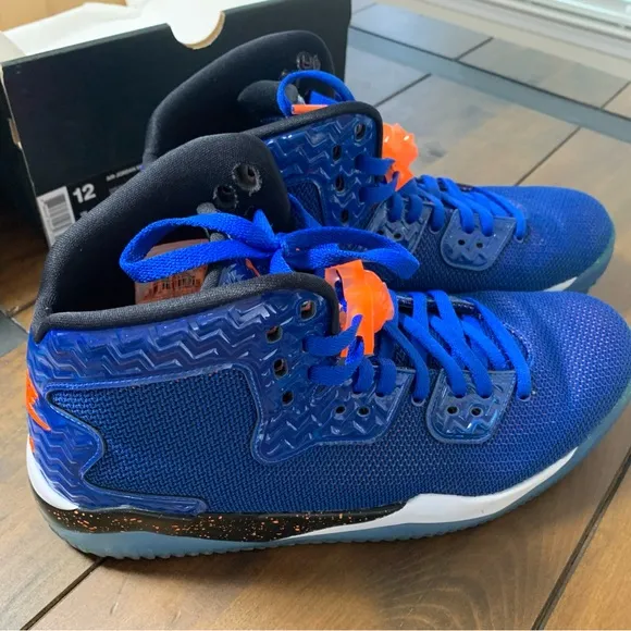 Jordan Blue and Orange Spike Forty PE 405