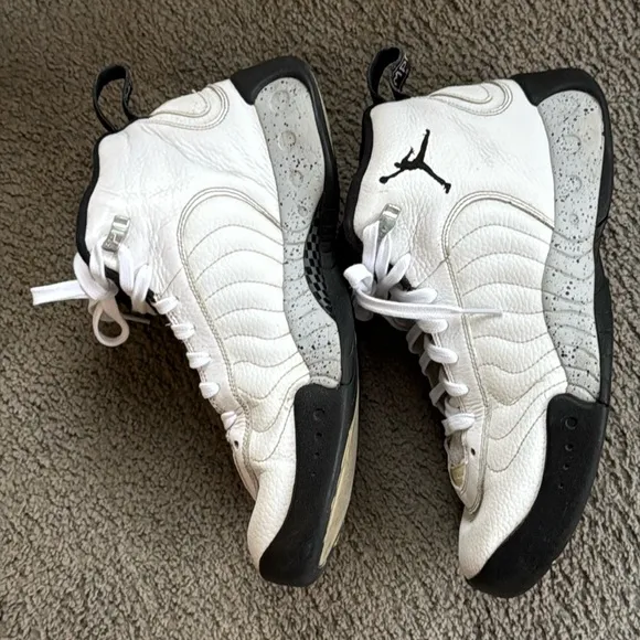 Jordan Jumpman Pro 2017 “WHITES”Black/Gray/White high top Shoes. Size 10.