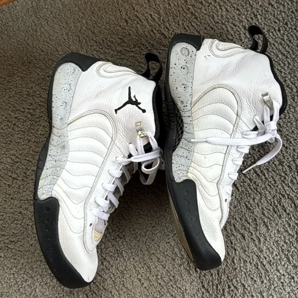Jordan Jumpman Pro 2017 “WHITES”Black/Gray/White high top Shoes. Size 10.