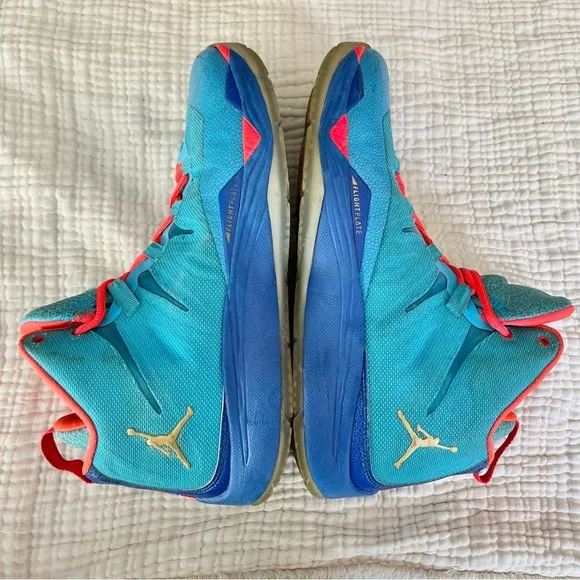 Jordan | Super Fly 2 'All-Star Game' Sneakers Shoes Powder Blue Infrared