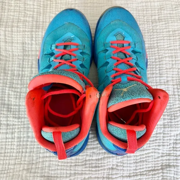 Jordan | Super Fly 2 'All-Star Game' Sneakers Shoes Powder Blue Infrared