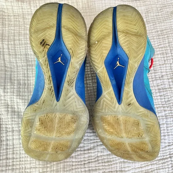 Jordan | Super Fly 2 'All-Star Game' Sneakers Shoes Powder Blue Infrared