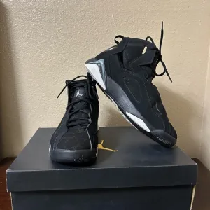 Jordan True Flight men’s BLACK/WHITE-BLACK-COOL GREY High-Top Basketball Shoes
