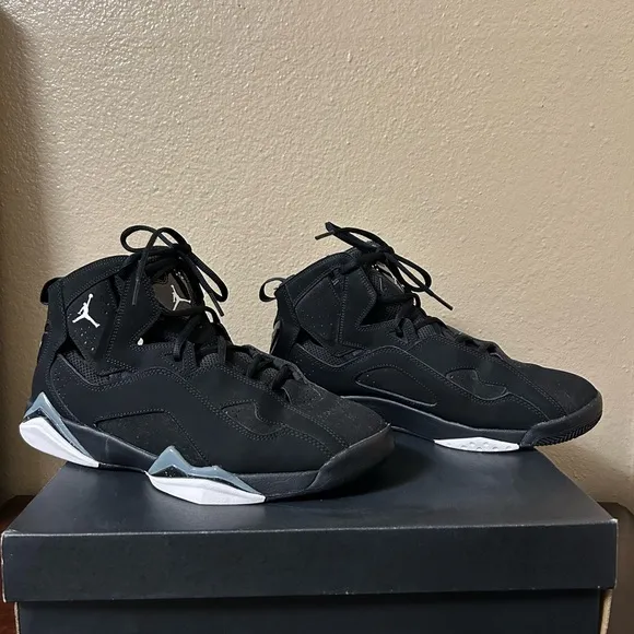 Jordan True Flight men’s BLACK/WHITE-BLACK-COOL GREY High-Top Basketball Shoes