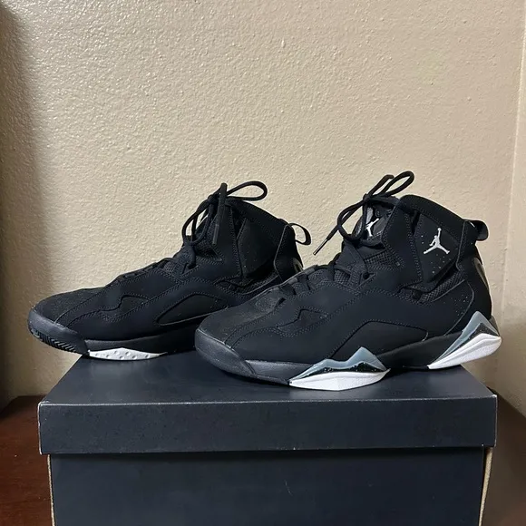 Jordan True Flight men’s BLACK/WHITE-BLACK-COOL GREY High-Top Basketball Shoes