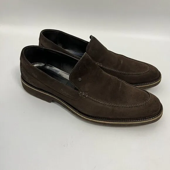 Just Cavalli Shoes Mens Brown Suede Shoes Size 44