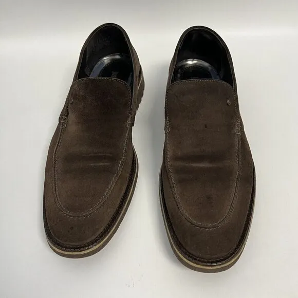 Just Cavalli Shoes Mens Brown Suede Shoes Size 44