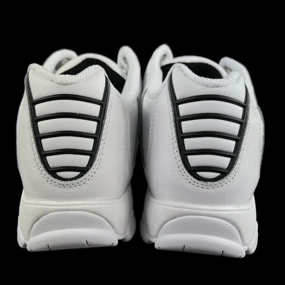 K-Swiss ST329 CMF White Black Silver Shoes Men's 03426-129 Sizes 8.5 - 13 M