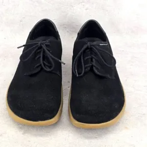 Kalso Earth Shoes Dawson Men's 11.5 Black Suede Leather Negative Heel‎ Rare