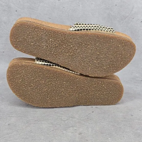 Kalso Earth Sway Negative Heel Earth Black Multi‎ Clog Sandal Women Size 8