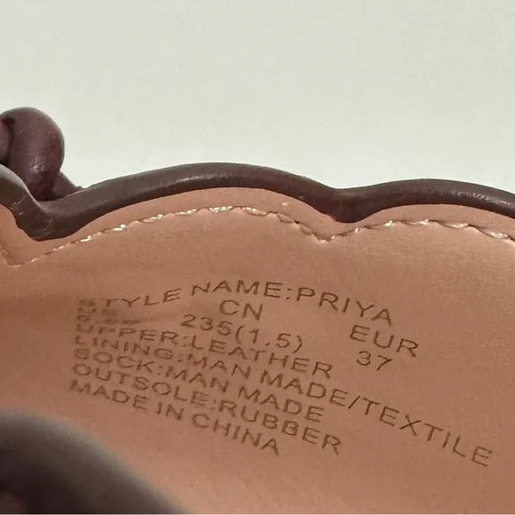Kate Spade || Woman’s Priya Flat Shoes In Cherrywood size 6.5 (bx#8)