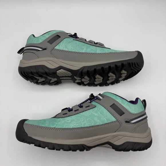 Keen Big Kids Size 4‎ Targhee Vent Sport Hiking Shoes Waterfall Vapor New Unisex